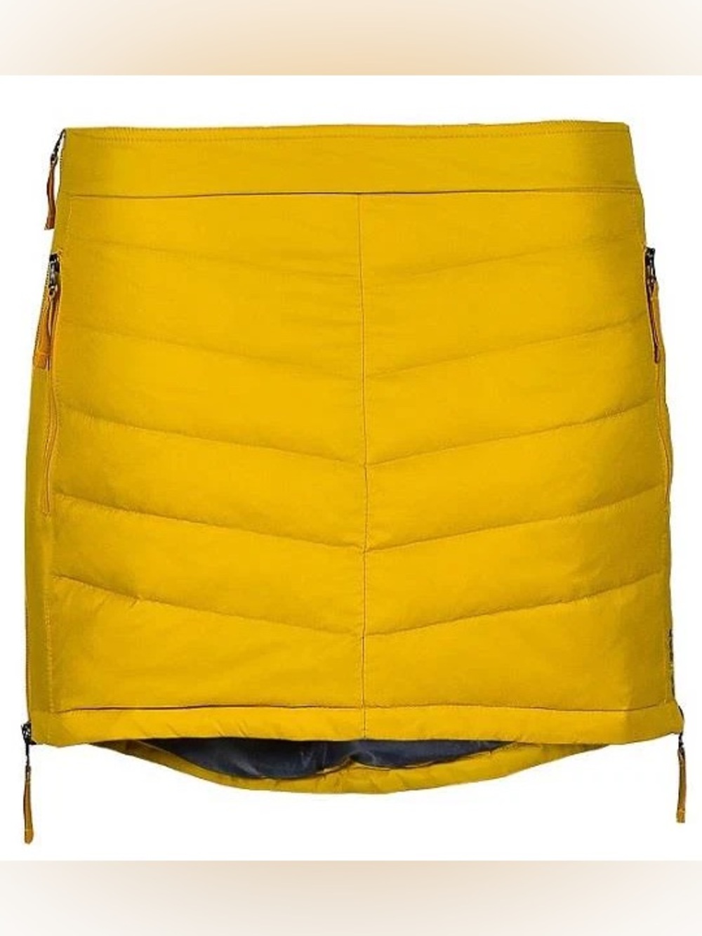 Skhoop Mini Down Skirt - Rare Yellow Colorway - Size Small